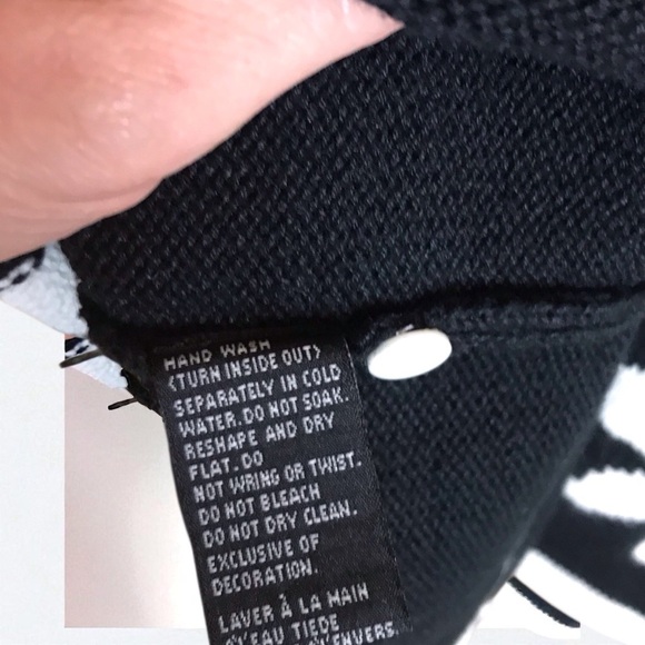 Vtg MC & Co Marisa Christina Ramie Knit Cardigan Women sz M Ladybugs 80s Whimsy - Picture 5 of 5